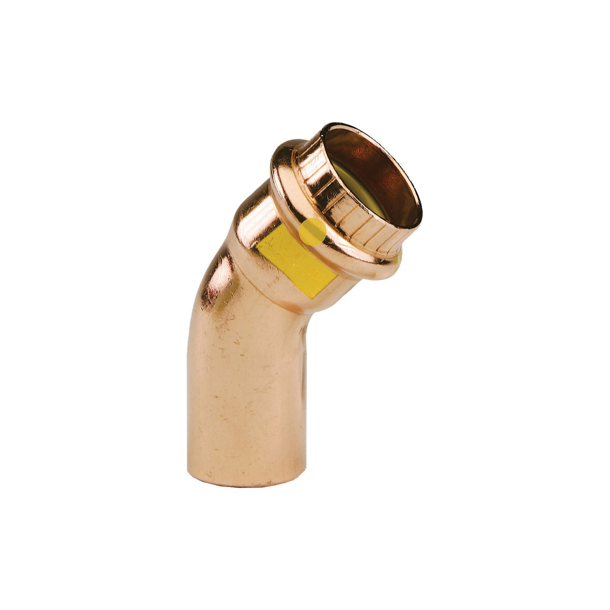 ProPress® 16238 45 deg Street Elbow, 1-1/2 in Nominal, Fitting x Press End Style, Copper, Import