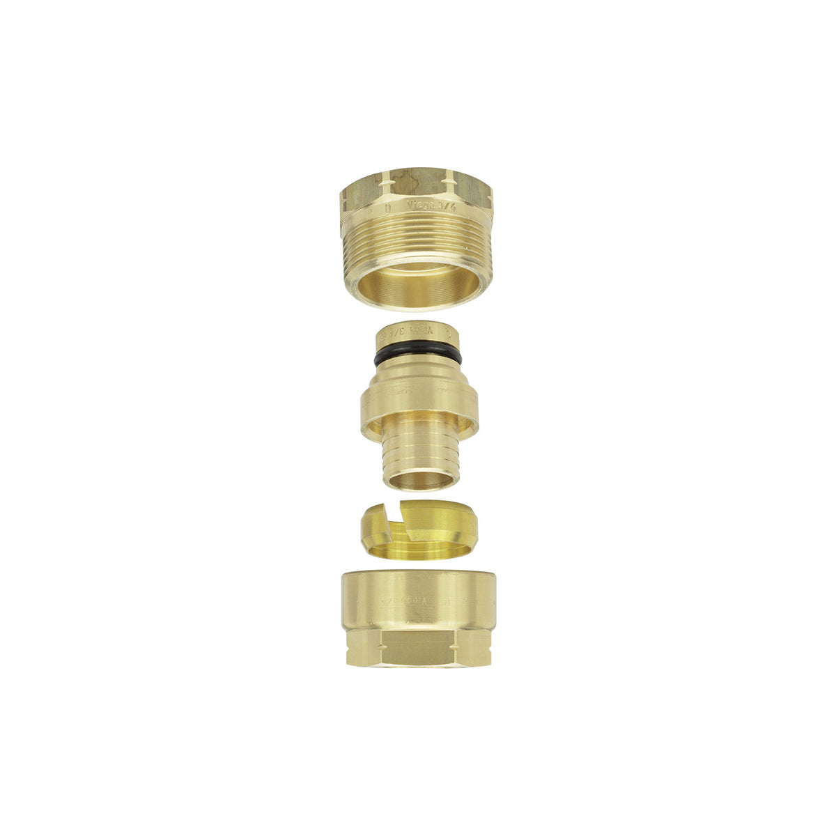 ProRadiant™ 19011 PureFlow® Pipe Adapter, 3/4 in, Compression, 200 psi, Bronze, Import