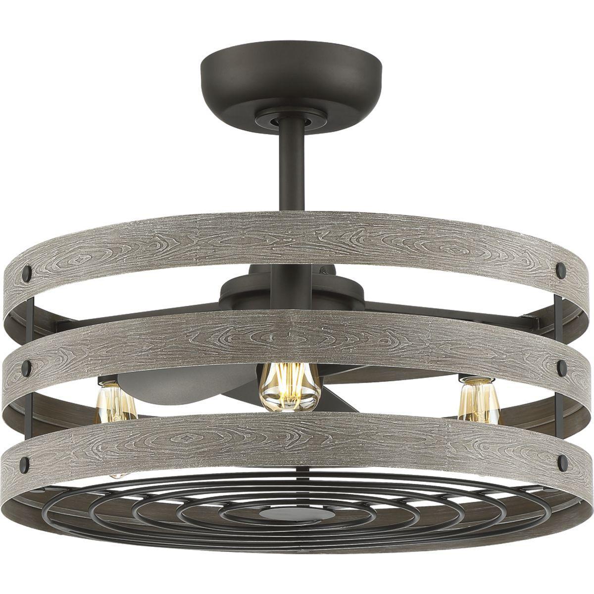 Gulliver 3-Lamp Modern Ceiling Fan - P250012-143-22