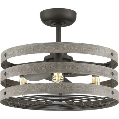 Gulliver 3-Lamp Modern Ceiling Fan - P250012-143-22