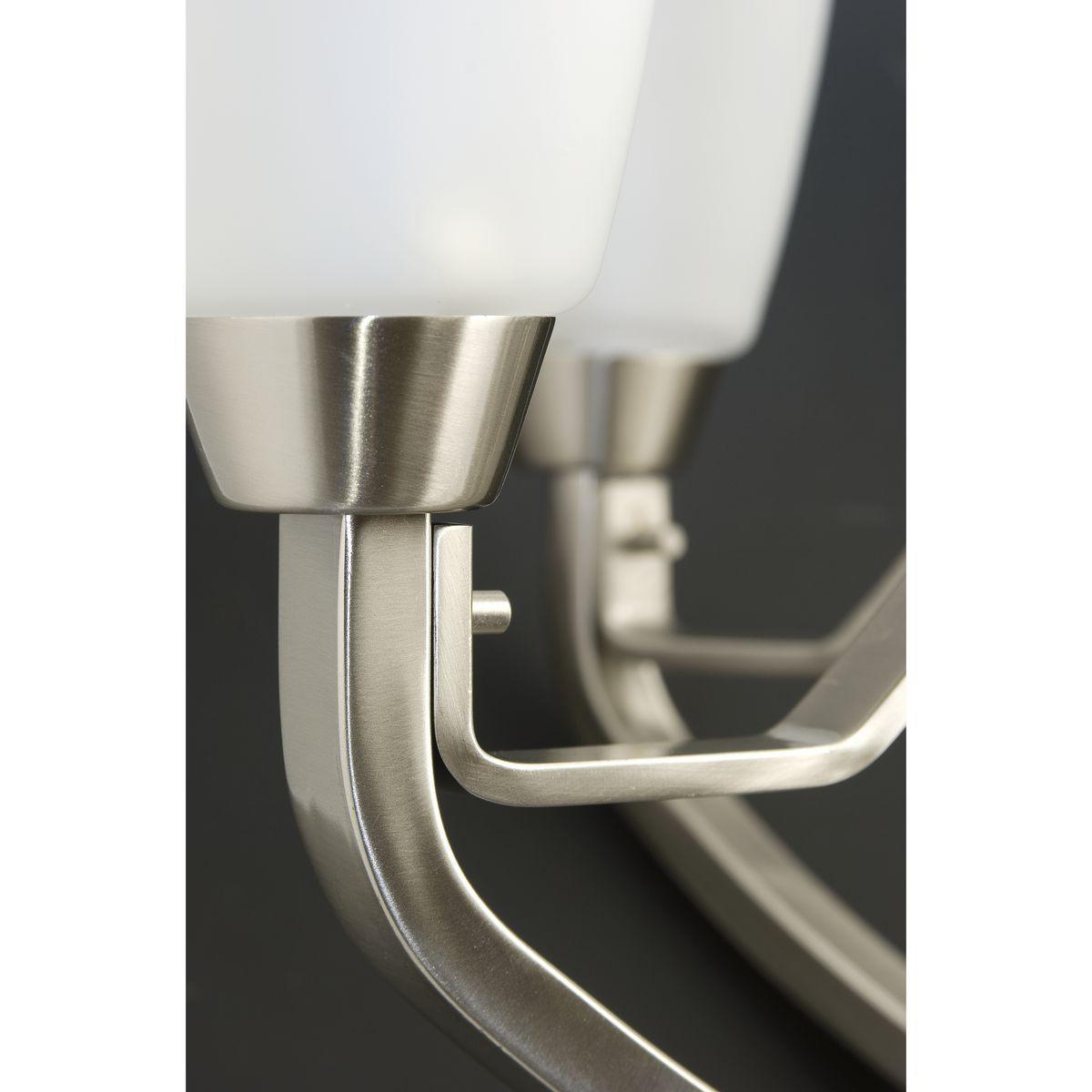 Progress Lighting® P4436-09 Wisten Chandelier, (5) Fluorescent Lamp, 120 V AC, Nickel Plated Housing