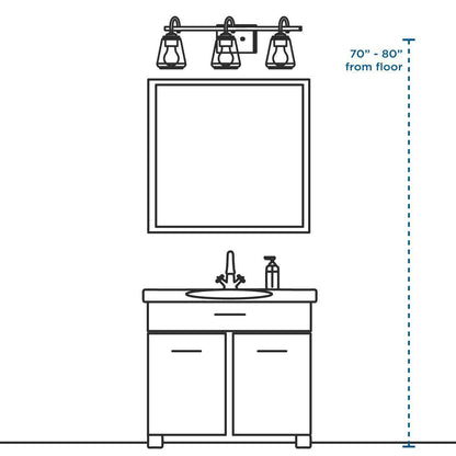 Tilley - Industrial/Transitional Bath Fixture - Wall Mount