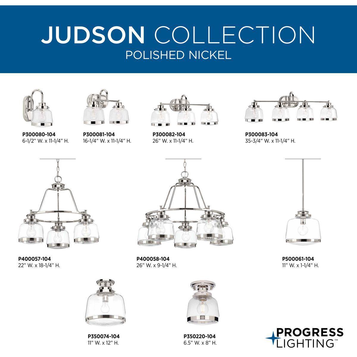 Judson - Coastal Bath Fixture - Wall Mount - 120 V AC