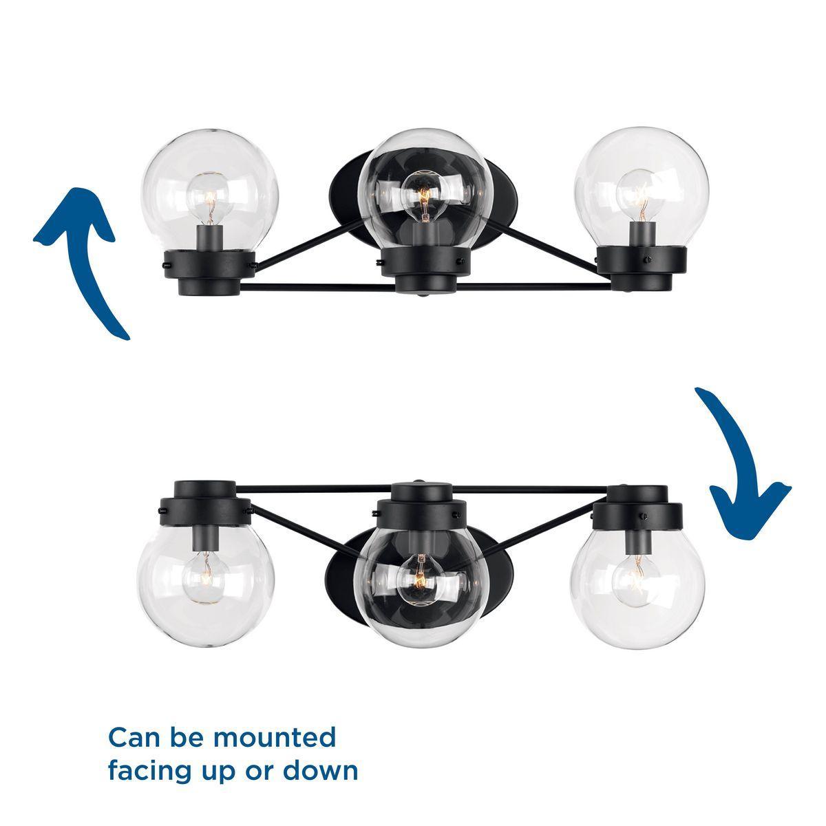 Spatial - Bohemian/Industrial Bath Fixture - Wall Mount