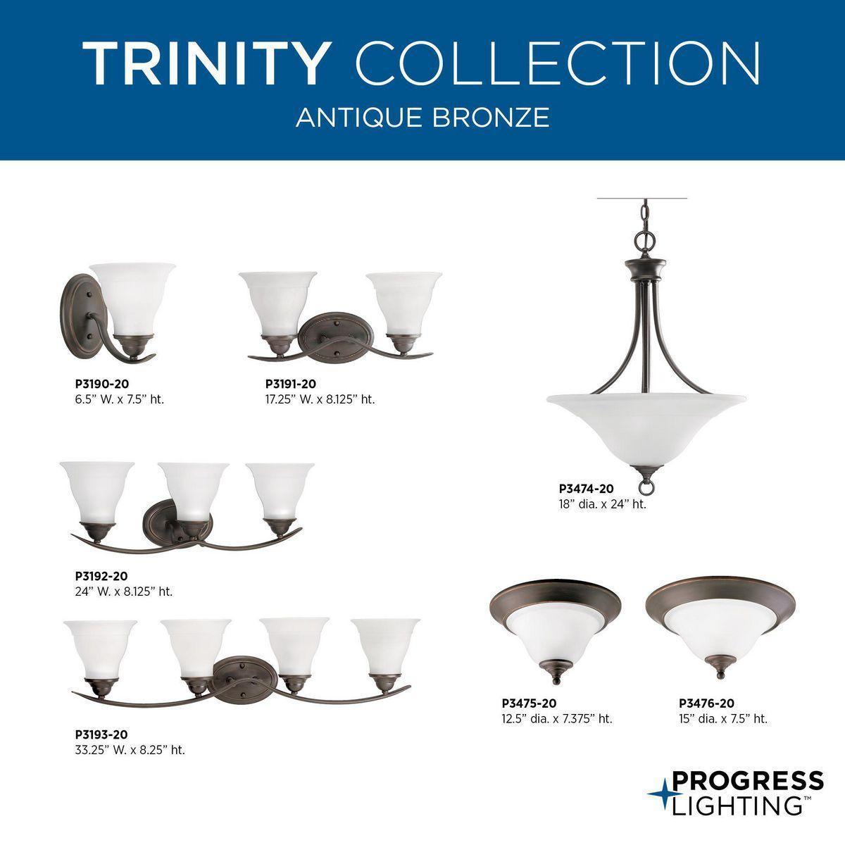 Trinity - Casual/Transitional Bath and Vanity Fixture