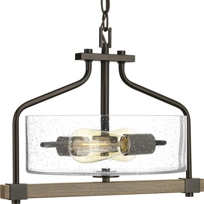 Barnes Mill - Casual/Traditional Semi-Flush Mount Lighting