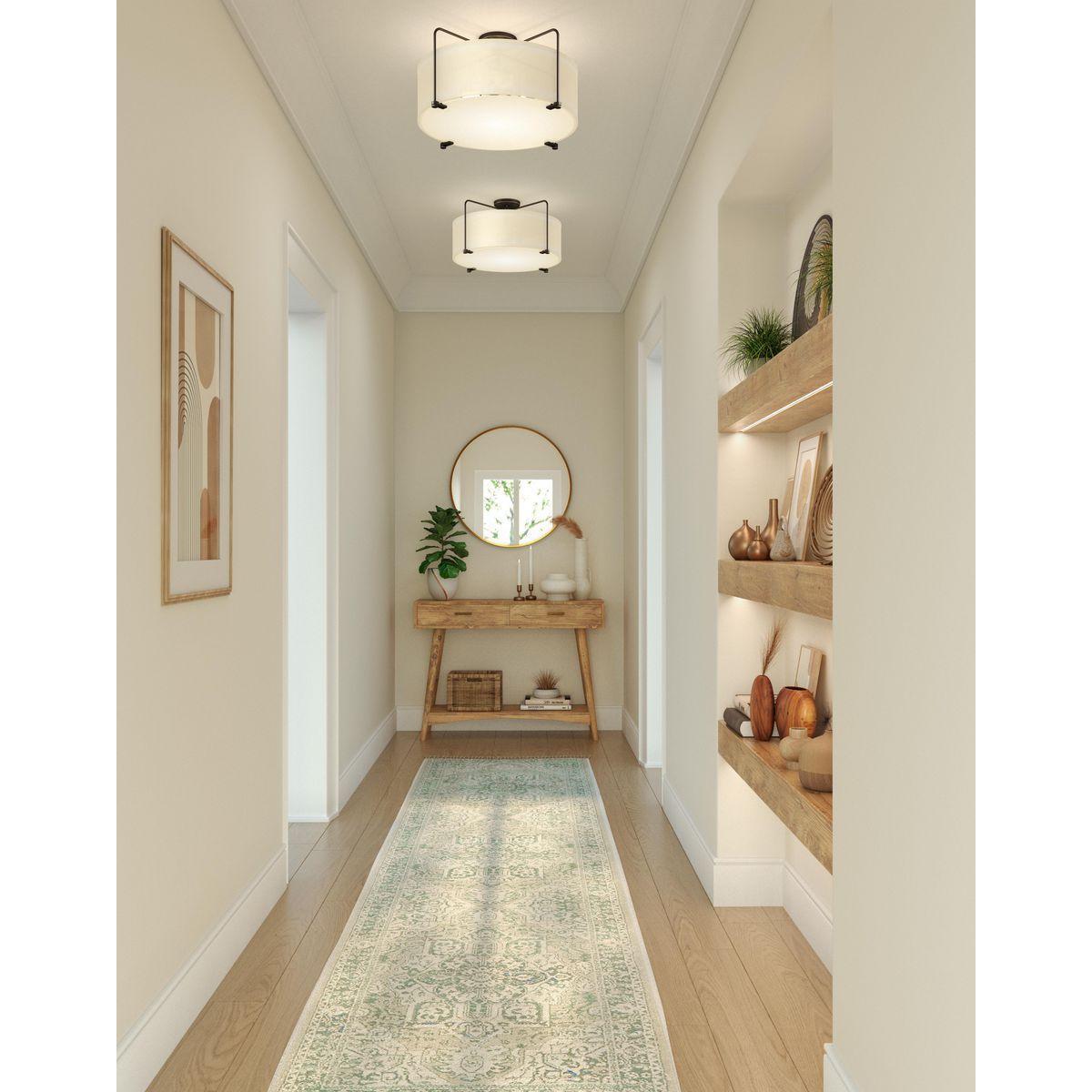 Kempsey - Transitional Semi-Flush Convertible Light - 120 V