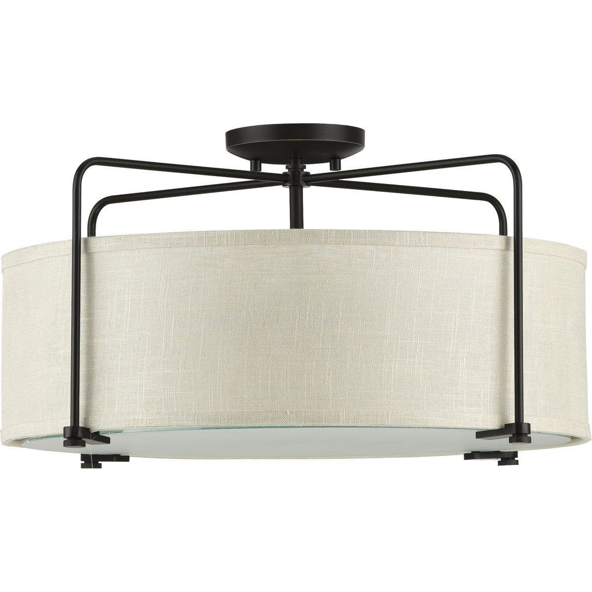 Kempsey - Transitional Semi-Flush Convertible Light - 120 V