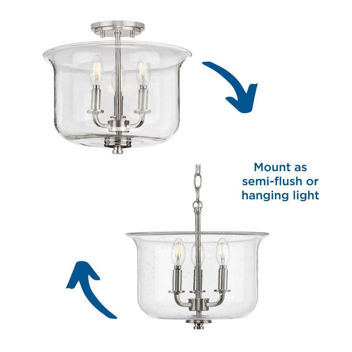 Winslett - Semi-Flush Convertible Light - 120 V