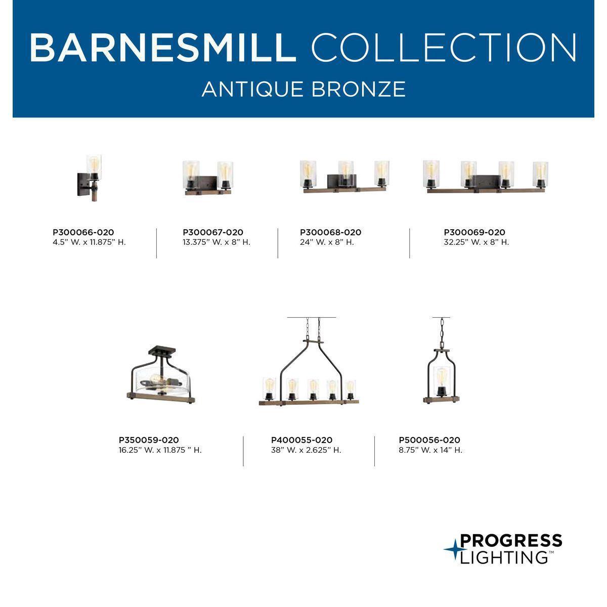Barnes Mill - Casual/Traditional Chandelier - Ceiling/Chain