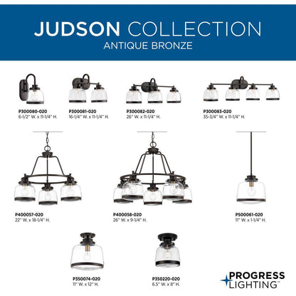 Judson - Industrial Chandelier - Hanging - 120 V AC