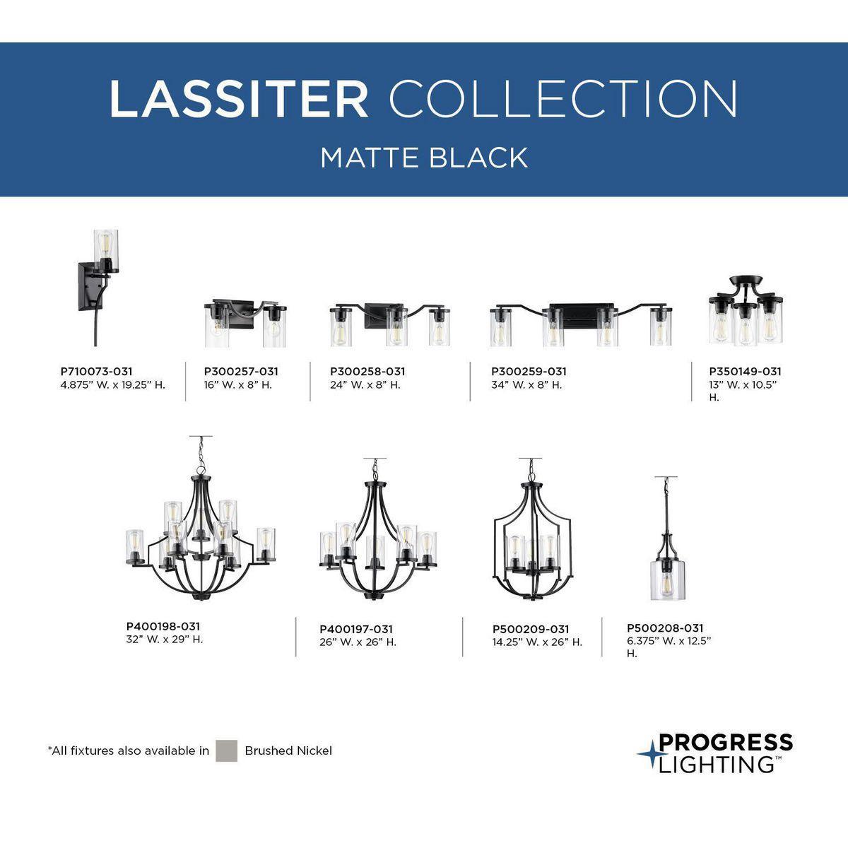 Lassiter - Chandelier Light - Ceiling Chain - 120 V
