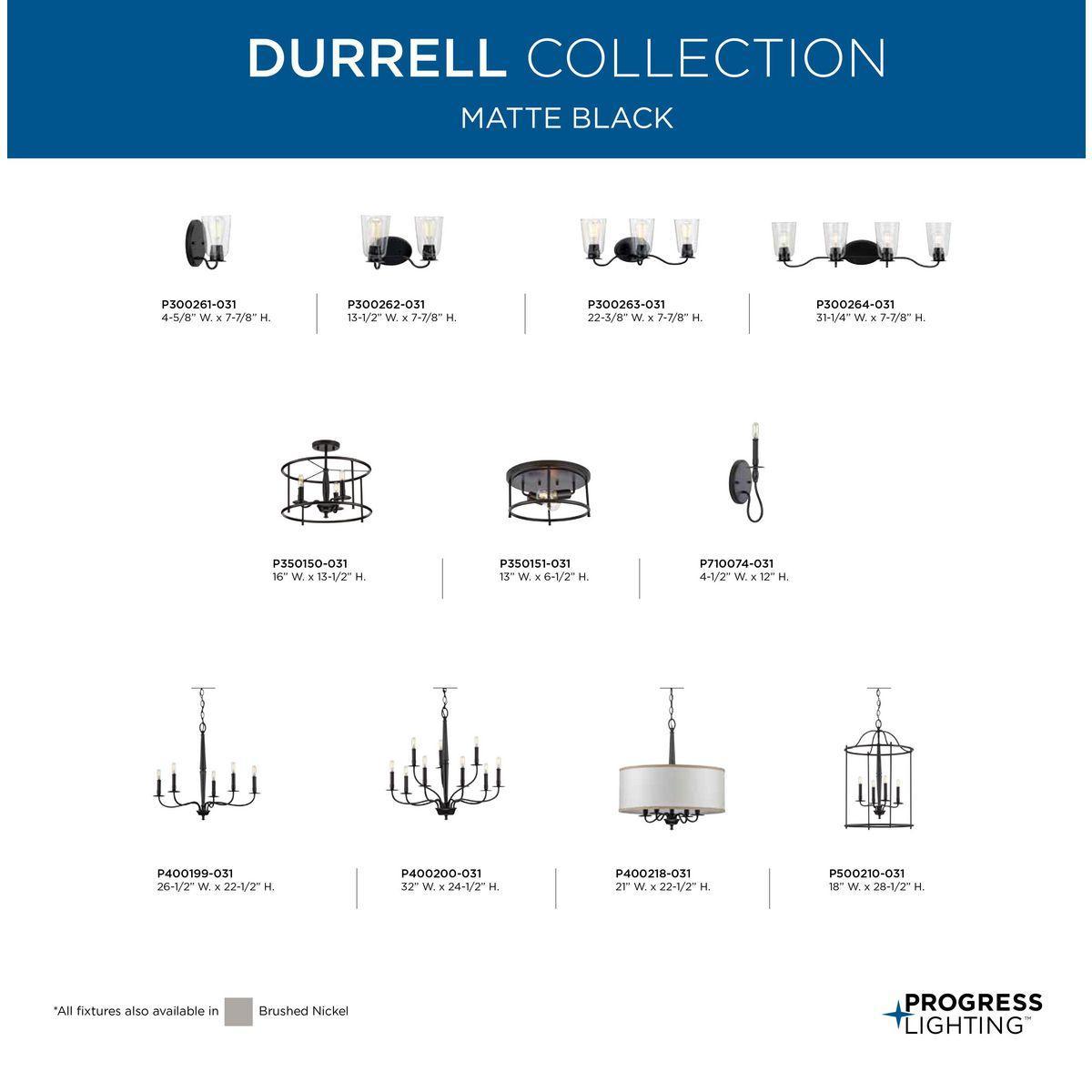 Durrell - Chandelier Light - Ceiling Chain - 120 V