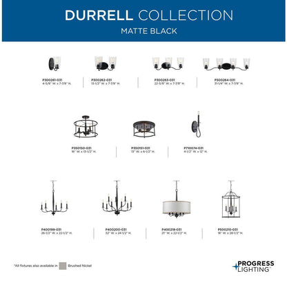 Durrell - Chandelier Light - Ceiling Chain - 120 V