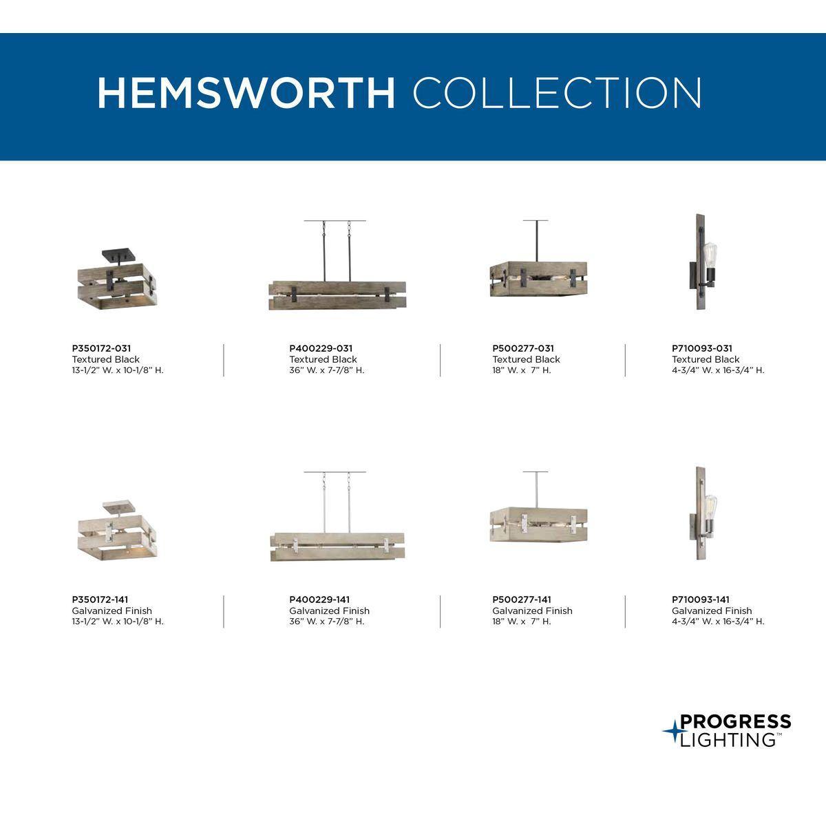 Hemsworth - Pendant Light - Ceiling/Stem Hung - 120 V
