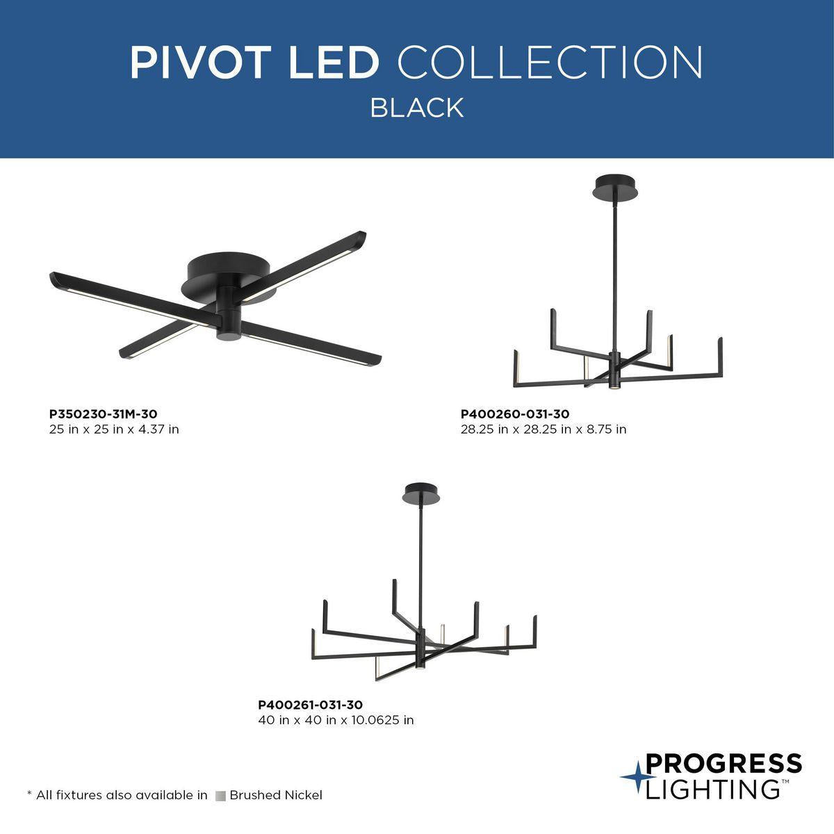 Pivot LED - Chandelier Light with Downlight - Ceiling/Stem