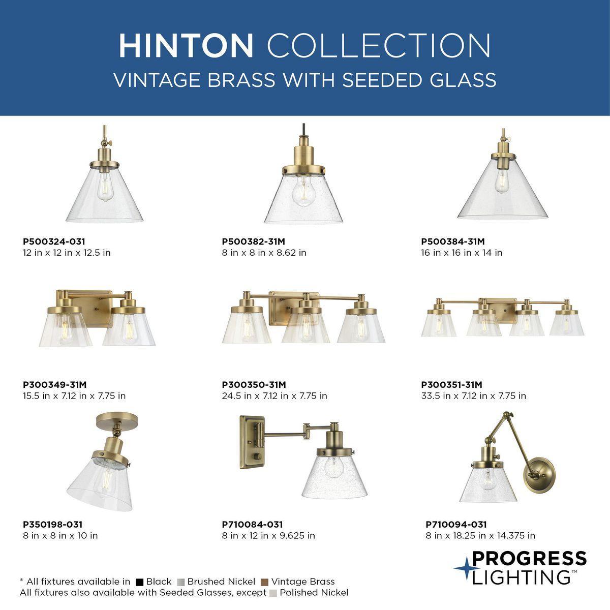 Hinton - Swing Arm Wall Light - Wall Mount - 120 V