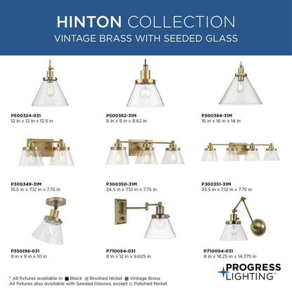 Hinton - Swing Arm Wall Light - Wall Mount - 120 V