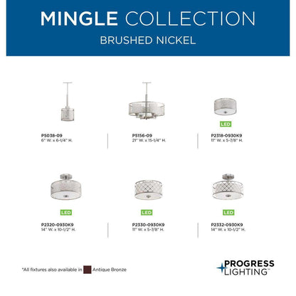 Mingle - Flush Mount Lighting - Ceiling Mount - 120 V AC