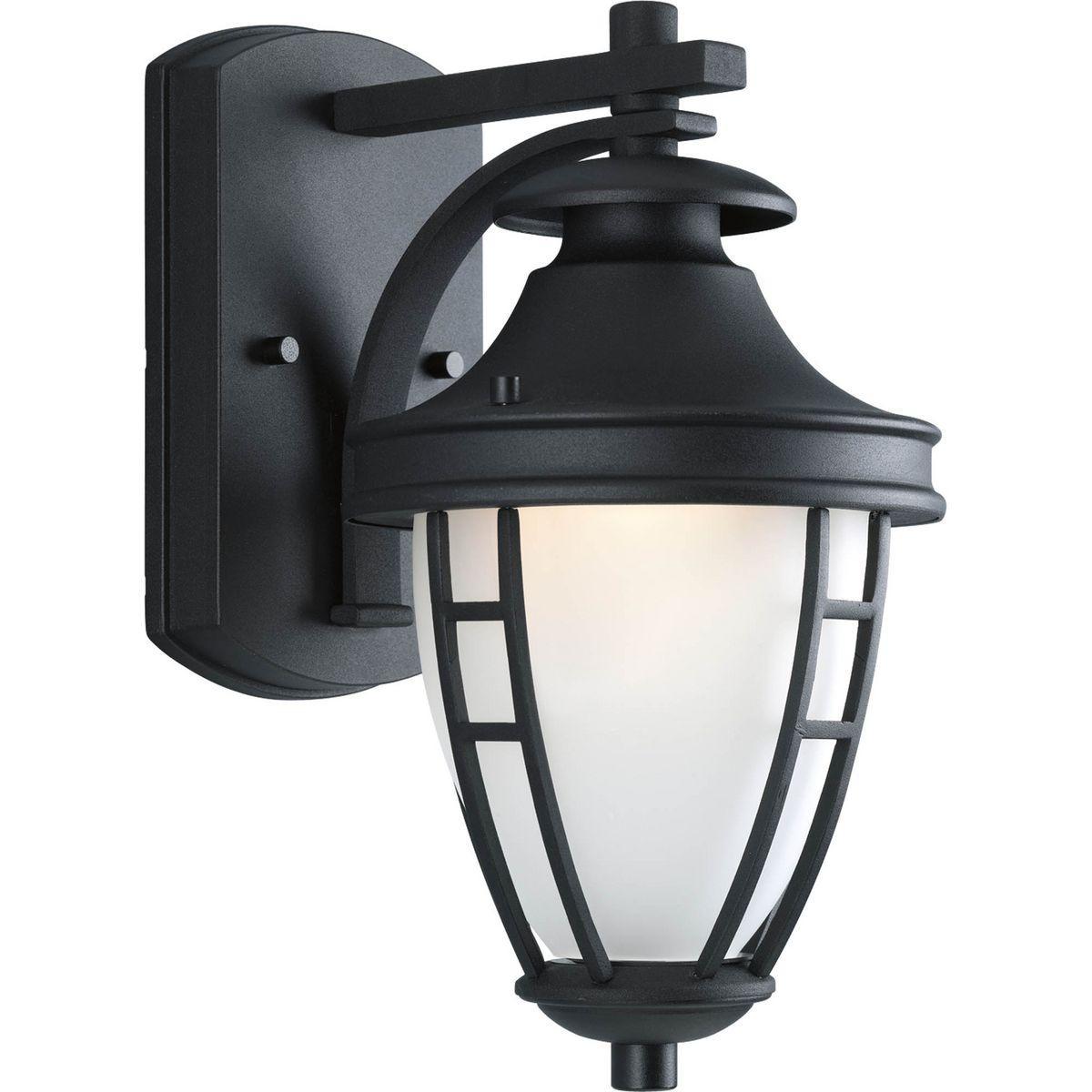 Traditional/Soft Fairview Small Wall Lantern - Aluminum