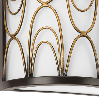 Cirrine/P7149 - Bohemian Transitional Wall Sconce - 120 V AC