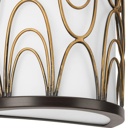 Cirrine/P7149 - Bohemian Transitional Wall Sconce - 120 V AC