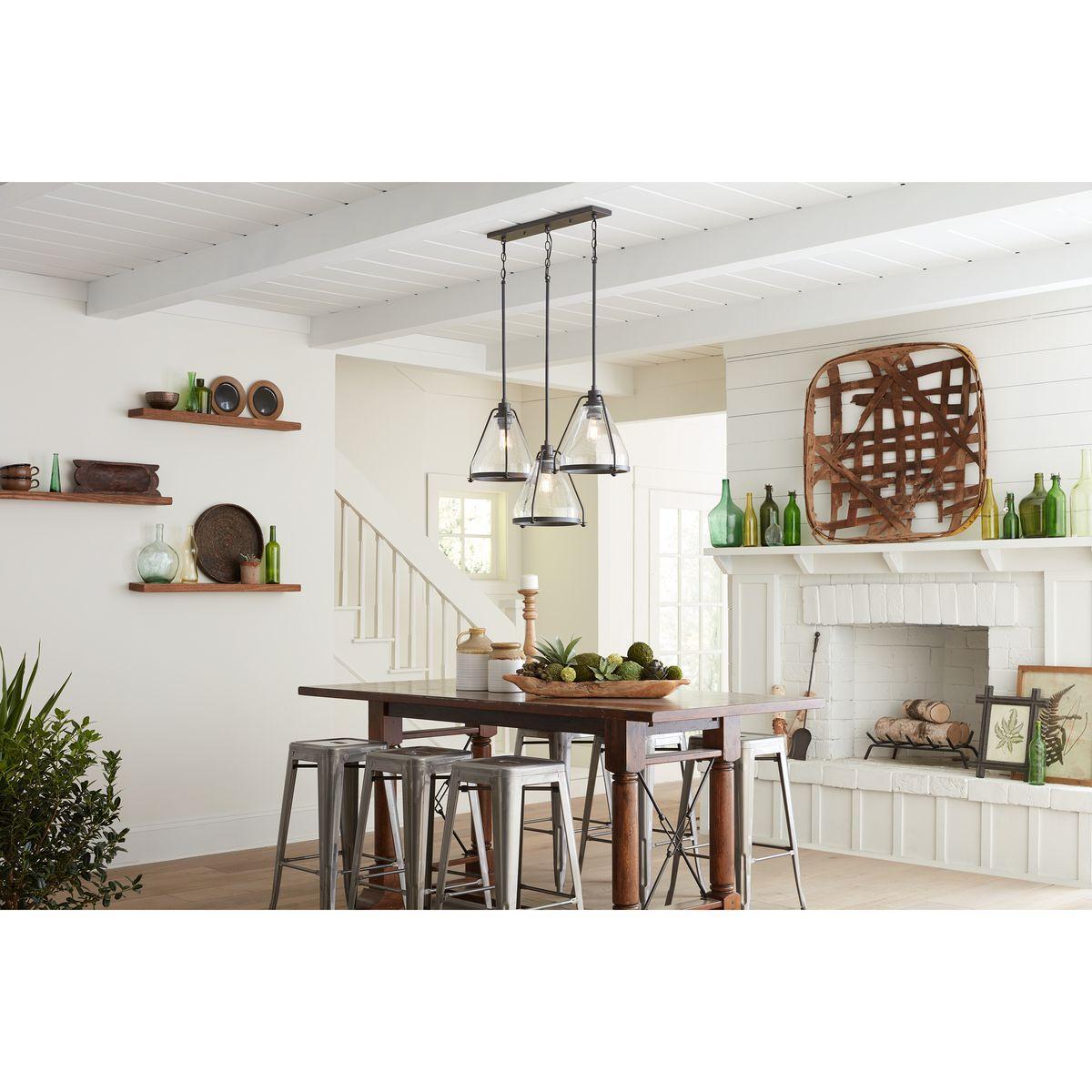 Range - Transitional Pendant Fixture - Ceiling Mount - 120 V