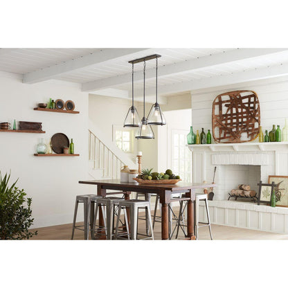 Range - Transitional Pendant Fixture - Ceiling Mount - 120 V