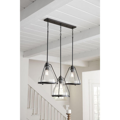 Range - Transitional Pendant Fixture - Ceiling Mount - 120 V