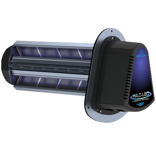 RGF Environmental REME-LED Air Purifier, 800 to 2400 cfm Flow Rate, Aluminum/Polymer