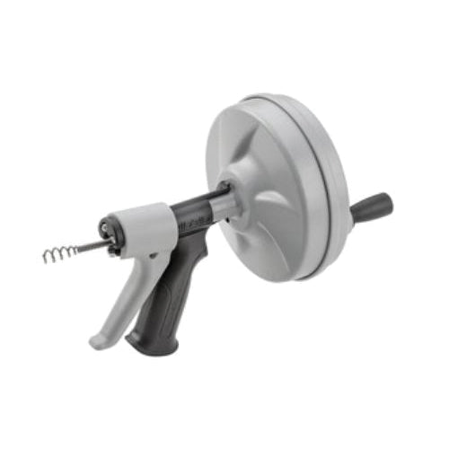 RIDGID® KWIK-SPIN+ 57038 Manual/Drill Operated Drain Cleaner With AUTOFEED®, 1/2 to 1-1/2 in Drain Line, Maxcore Cable, 1/4 in Dia x 25 ft L Cable, Ergonomic Grip Handle