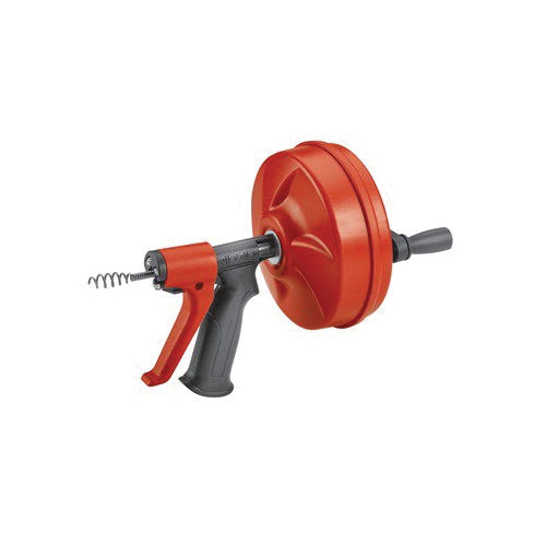 RIDGID® PowerSpin Plus™ 57043 Manual Drain Cleaner With AUTOFEED®, Maxcore Cable, 25 ft L Cable