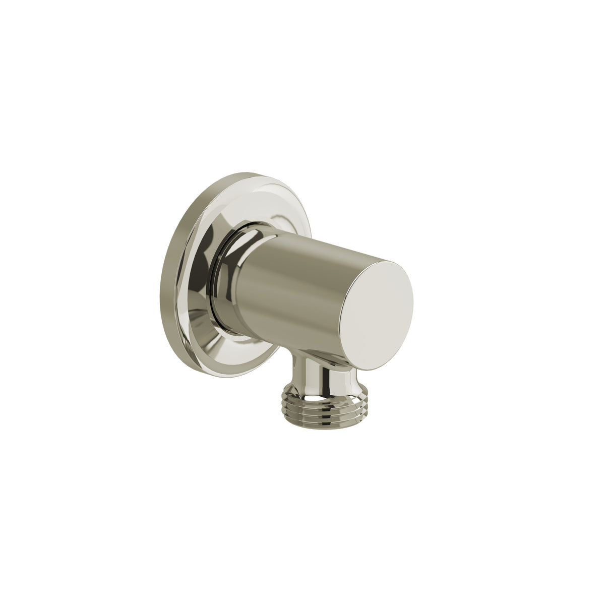 RIOBEL 734PN Riobel Cross Collection Handshower Outlet Return Elbow Exposed, Stainless Steel, Import