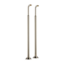 FLOOR MOUNT TUB FILLER RISERS
