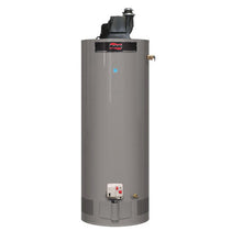 RUUD® PROG50-42N RU67 PV Professional Achiever™ Gas Tank Water Heater, 42000 Btu/hr Heating, 50 gal Tank, Natural Gas Fuel, Power Vent, 42.4 gph Recovery, Tall