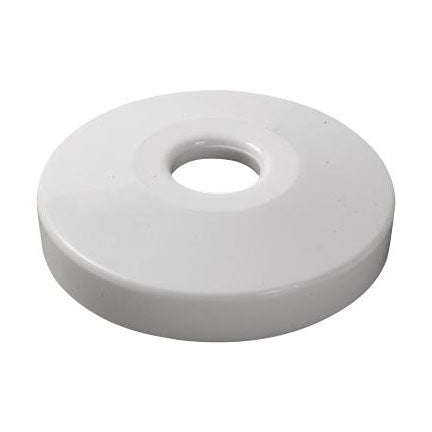1/2 PLASTIC ESCUTCHEON WHITE
