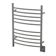 Amba® RWH-CP Radiant Curved Towel Warmer, Hardwired, 10 Bars, Polished Stainless Steel, 24-3/8 in W 33-1/2 in H