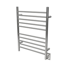 Amba® RWH-SP Radiant Straight Towel Warmer, Hardwired, 10 Bars, Polished Stainless Steel, 24-3/8 in W 33-1/2 in H