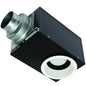 Panasonic WhisperRecessed LED™ FV-08VRE2 Ventilation Fan/Light, (1) Lamp, 18.5 W Fixture, 120 V AC, Galvanized Steel Housing