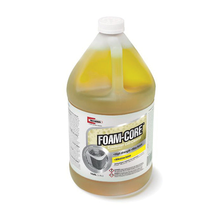 RectorSeal® 11050 Alkaline Based Coil Cleaner, 1 gal Bottle, Liquid Form, Odor/Scent: Little/No Odor, Yellow