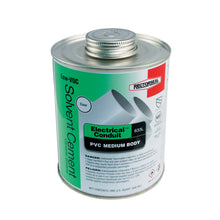 RectorSeal® 55985 633L Medium Body Electrical Conduit Solvent Cement, 1 qt Container, Clear, For Use With PVC Pipe