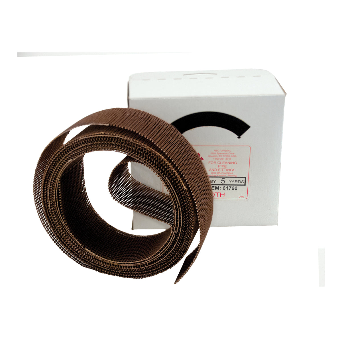 RectorSeal® 61760 Open Mesh Sandcloth, 5 yd L, Nylon Backing