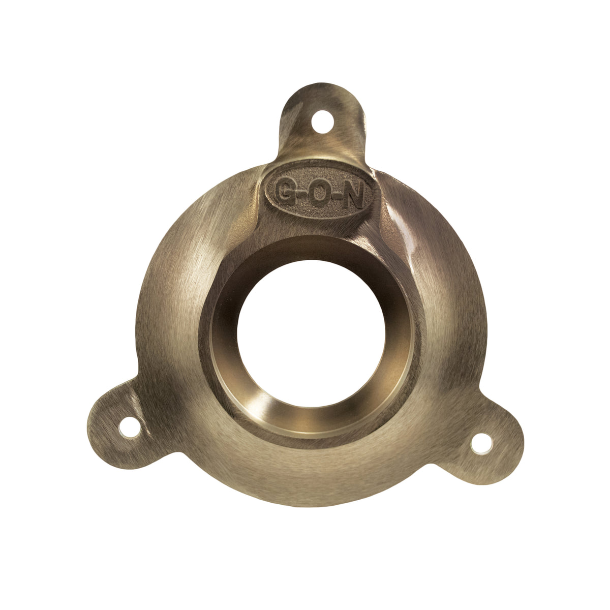 G-O-N Glue-On-Nozzle Anti-Theft Escutcheon - Brass - 2"