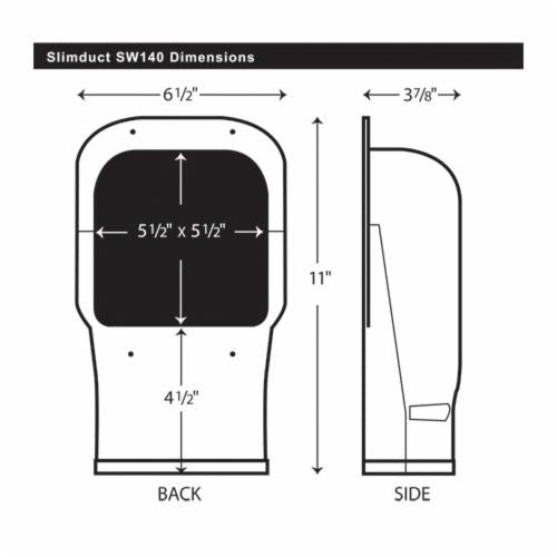 Wall Inlet - 5-1/2" W