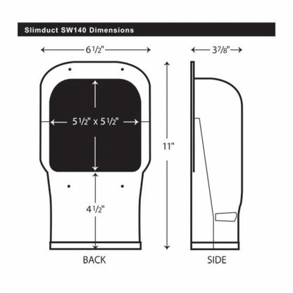 Wall Inlet - 5-1/2" W
