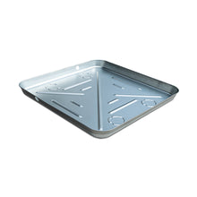 TITAN™ 96248 Metal Series Secondary Condensate Drain Pan, 31-3/8 in L x 31-3/8 in W x 2 in D, Galvanized Steel