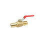 RWV® 5015AB 1/2 Ball Valve With Handle, 1/2 in, PEX Barb, 400 lb, Brass Body, Standard Port