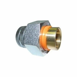 1900AB - 3/4 Dielectric Union - Steel - FNPT x Solder