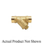 RWV® 387AB 1/2 Wye Strainer With #20 Mesh Stainless Steel Screen, 1/2 in Nominal, 2.68 in OAL, Solder Connection