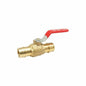 5015AB - 1-1/4" Ball Valve with Handle - Brass - Barb